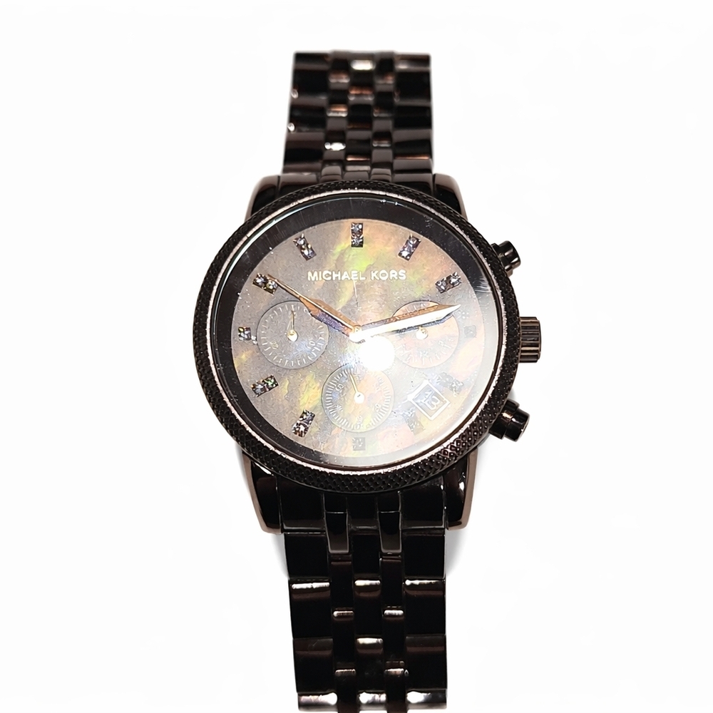 Michael Kors Iridescent Dial Watch